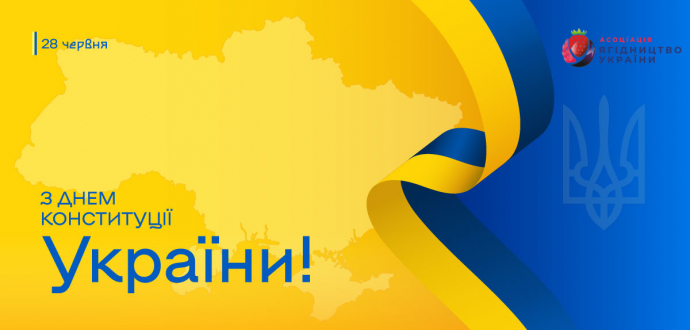 Вітаємо з Днем Конституції України!